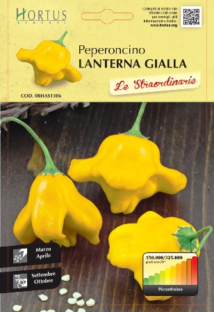 Люти чушки Жълт фенер (Peperoncino Laterna Gialla)