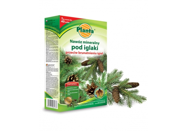 Тор за иглолистни срещу покафеняване Planta