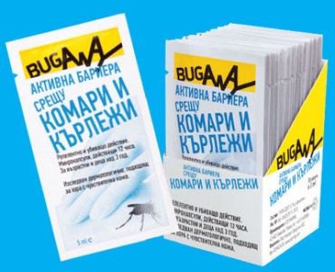Репелент срещу комари и кърлежи Bugaway