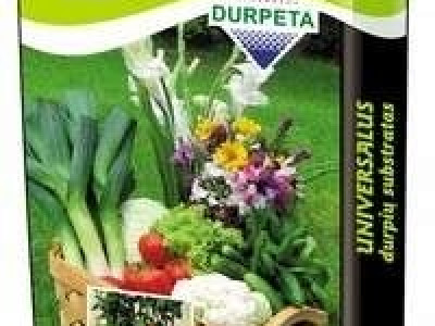   Универсален субстрат за зеленчуци и цветя Durpeta